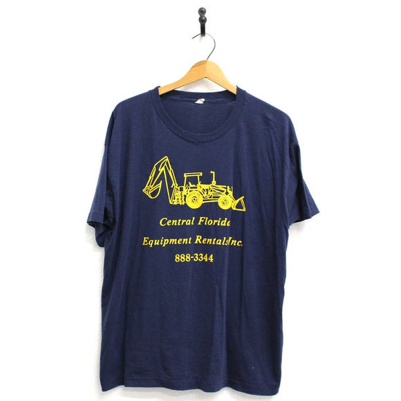 Vintage Central Florida Earthworks Engineering Equipment T Shirt XXL 2X - Picture 1 of 8